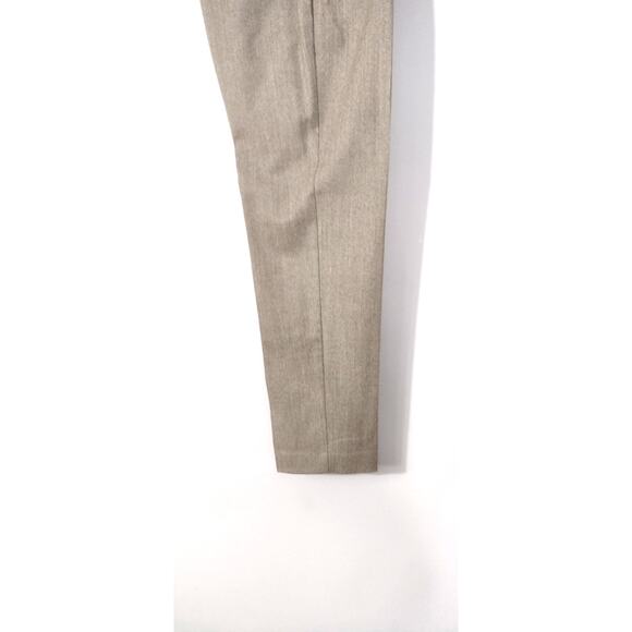 Talbots Womens Brown Italian Flannel Lined Trousers Slacks Pants Size 10 - Picture 4 of 13